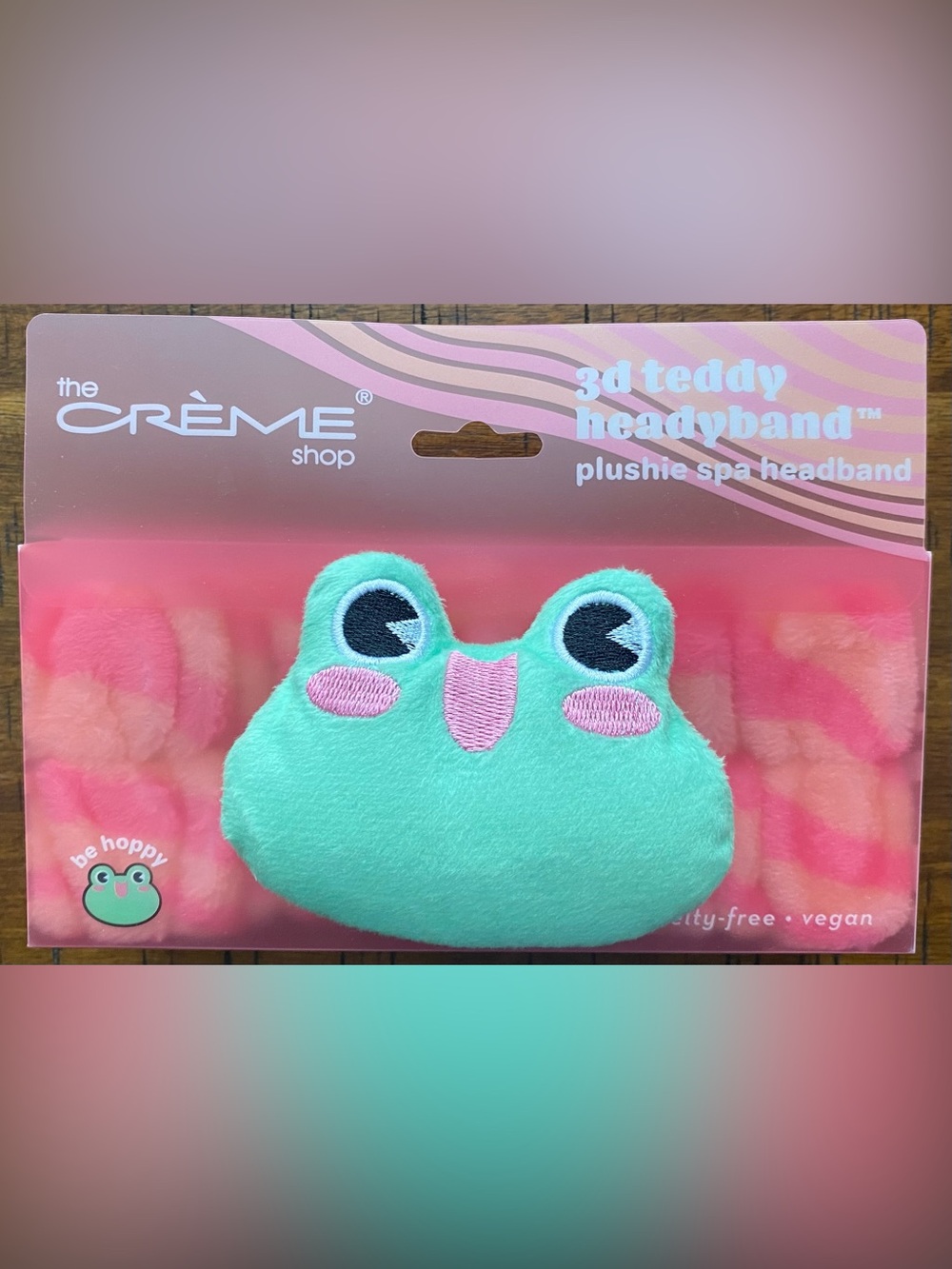 •NEW•The Crème Shop 3D Teddy FROG Headyband